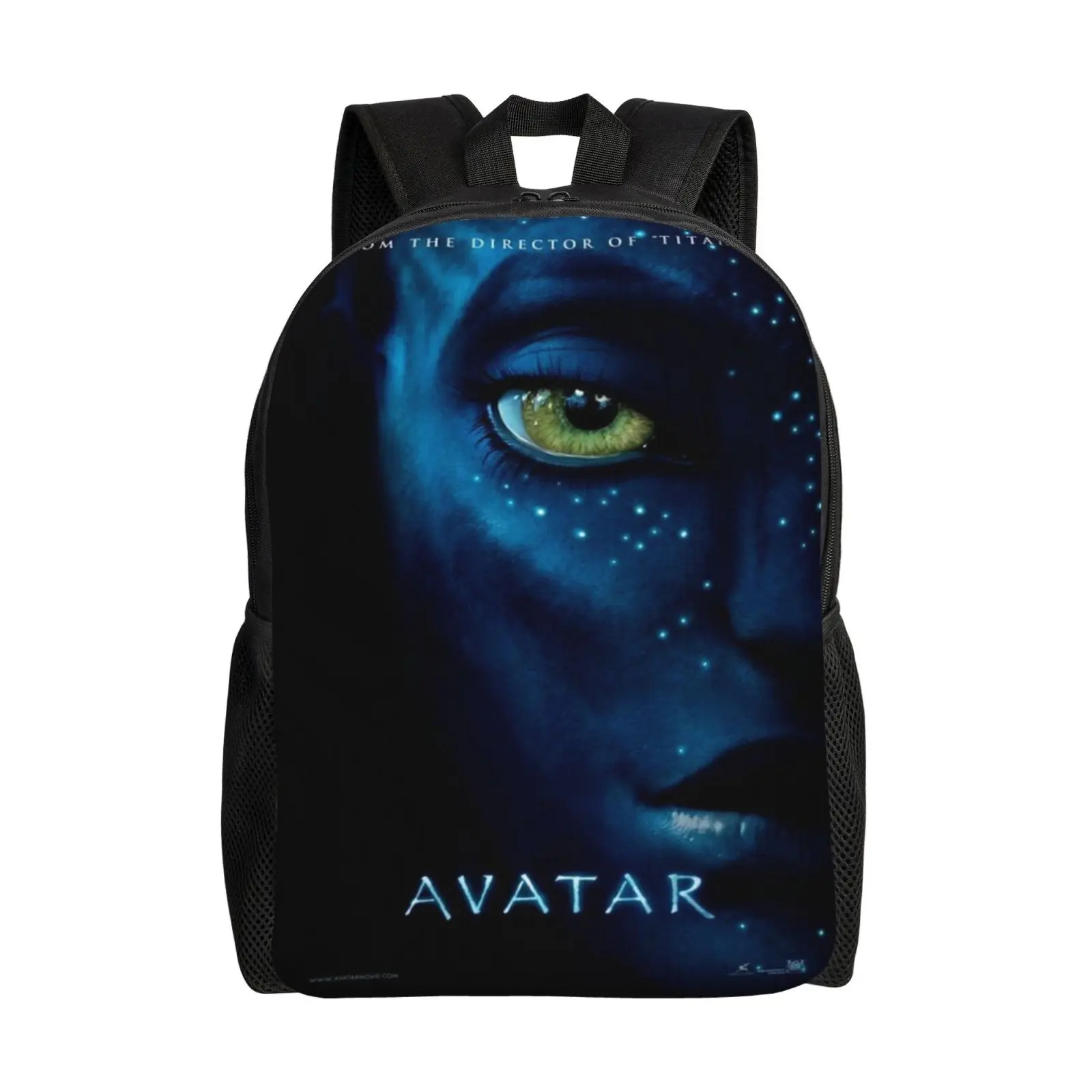 Avatar Backpack Water-Resistant Student School Bag Daily Campus Use 17 Inch Laptop Travel Rucksack Lightweight Durable for Boys Girls Men and Women Ideal Gift, Back To School Haul, Zipper, Everyday Carry, Carry On Backpacks