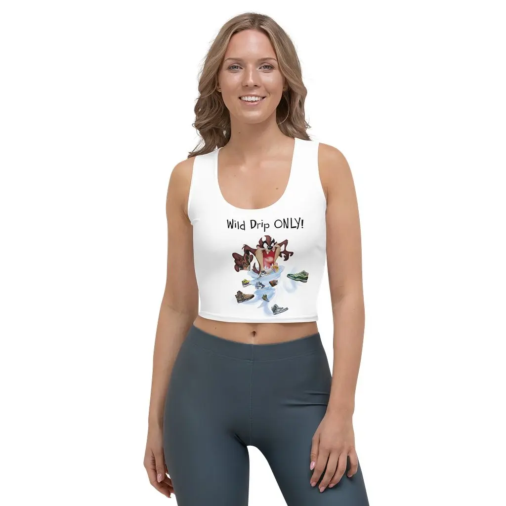 WILD DRIP ONLY – Taz Streetwear Crop Top Tee