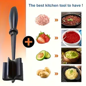 2-Pack Heavy-Duty Plastic Handheld Meat Grinders with Handles for Grinding Meat, Rice, Vegetables, and Spices - Portable Multifunctional Kitchen Tool for Home and Cooking, Vegetable Chopper, Kitchen Gadget