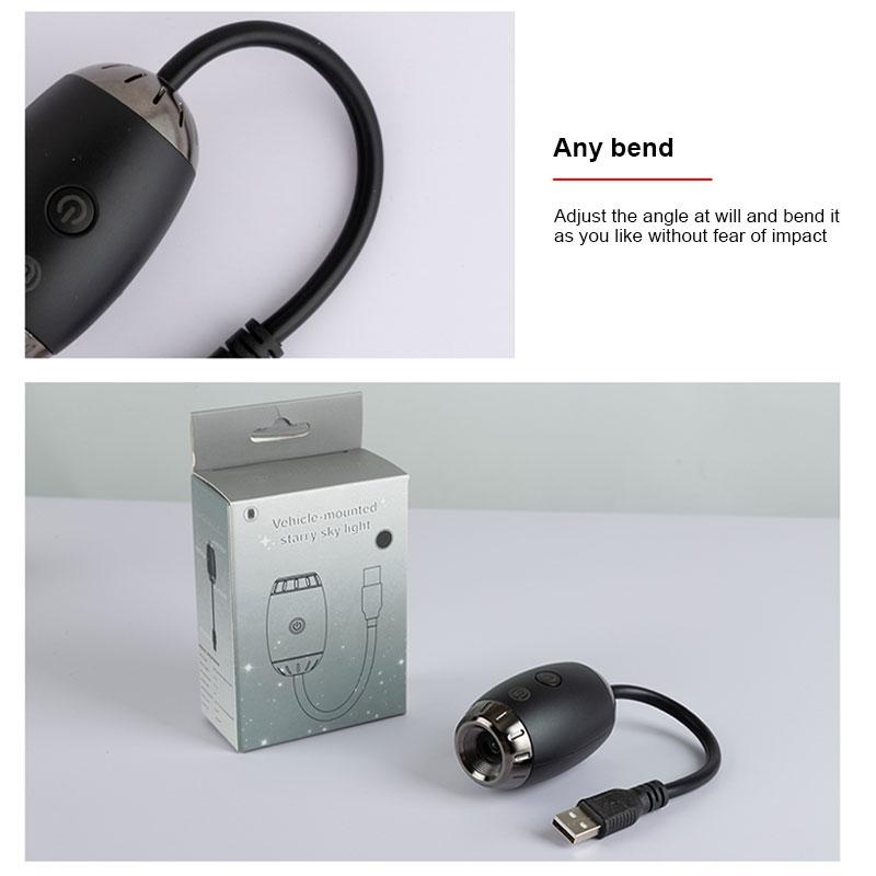 USB Ambient Light for Car Galaxy Saturn Black Hole Camping Bedroom Multiple Scenarios Focus Adjustable Universal USB Interface