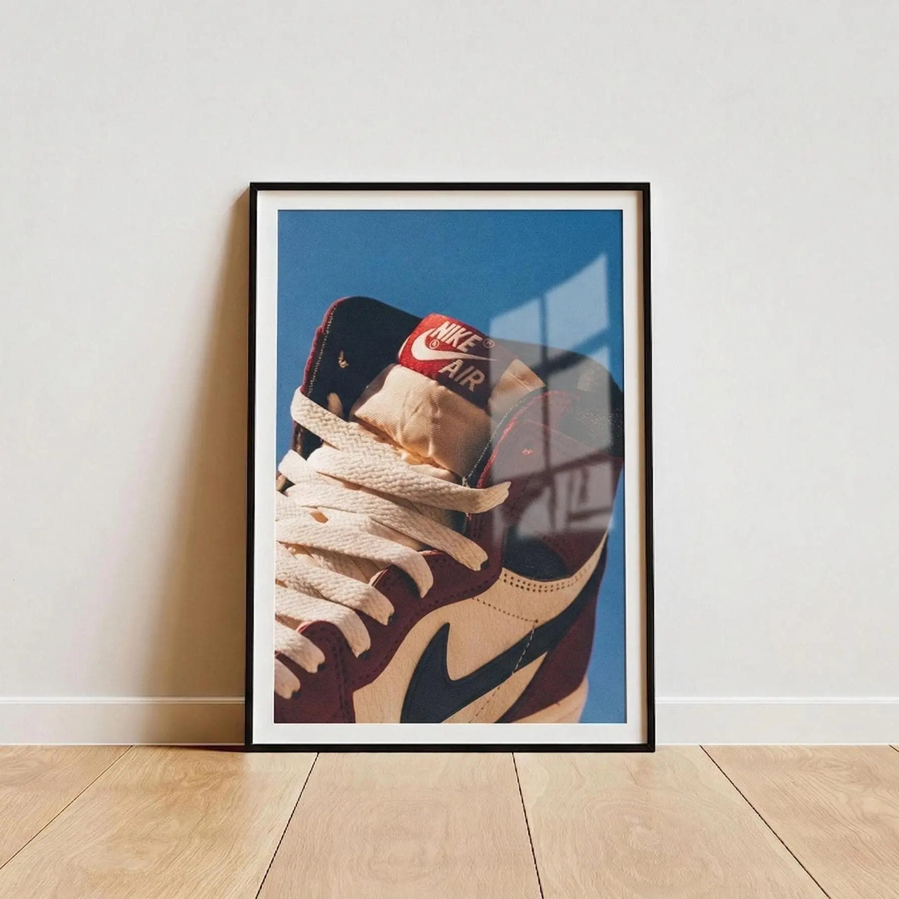 [ UNFRAMED POSTER - SALE UP TO 45% ] Basketball Sneaker Poster, Retro Shoe Wall Art, Streetwear Room Decor Gift