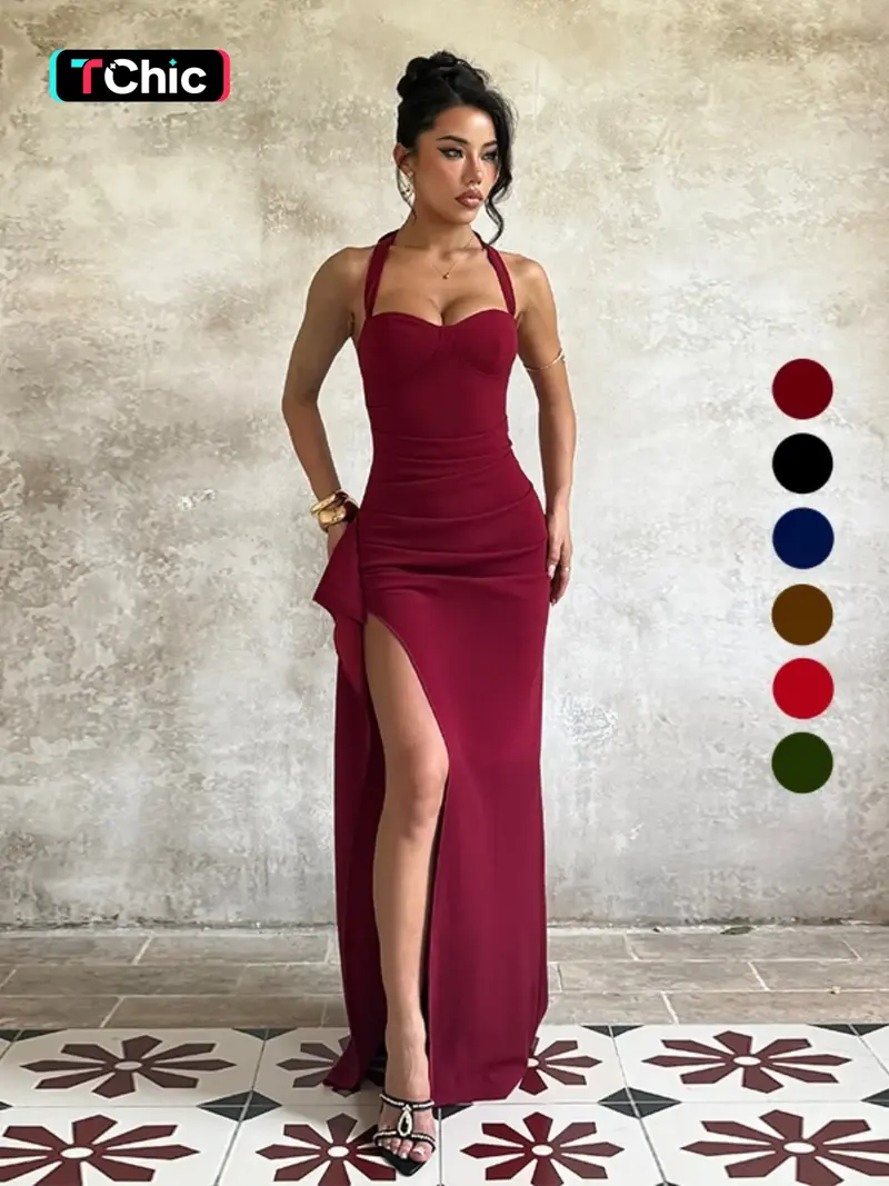 slim fit dress slacks Giselle Sequin Dress main image 0