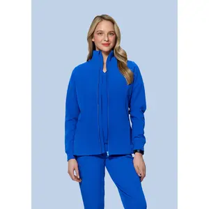 Women's Modern Scrub Jacket Royal Blue