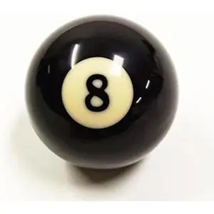 Replacement Pool Balls, Replacement Eight Ball, 15 Object Balls, 2-1/4" Regulation Size Regulation Weight Billiard Balls