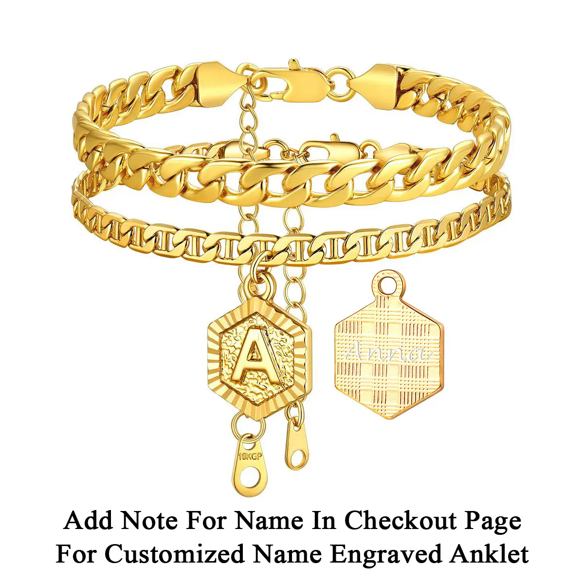 【Name Engraved Version】Set with Mariner Chain