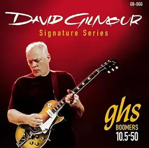 GHS Boomers GB-DGG David Gilmour Signature Electric Guitar String Set, Red (.0105-.050)