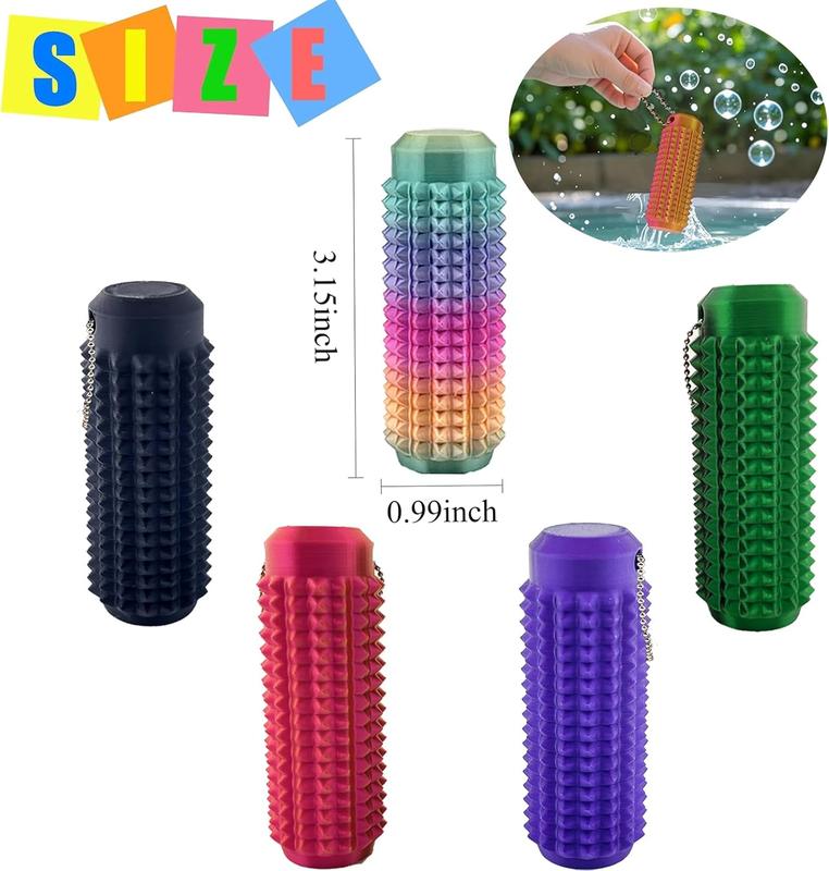 Little Ouchies Fidget - Portable Stim Tool, Pocket Mini Fidget Toy for Adults, Pain Stim Fidget, 3D Printed Venting Key Pendant, Spiky Grippie Stim Keychain for Anxiety Relief, Novelty Gifts