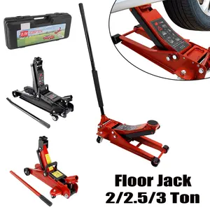 Areyourshop 2/2.5 Ton Low Profile Floor Jack, 3 Ton 360° Rotatable Aluminum Steel Floor Jack with Dual Pistons Quick Lift Pump Lift for Cars, Trucks SUVs