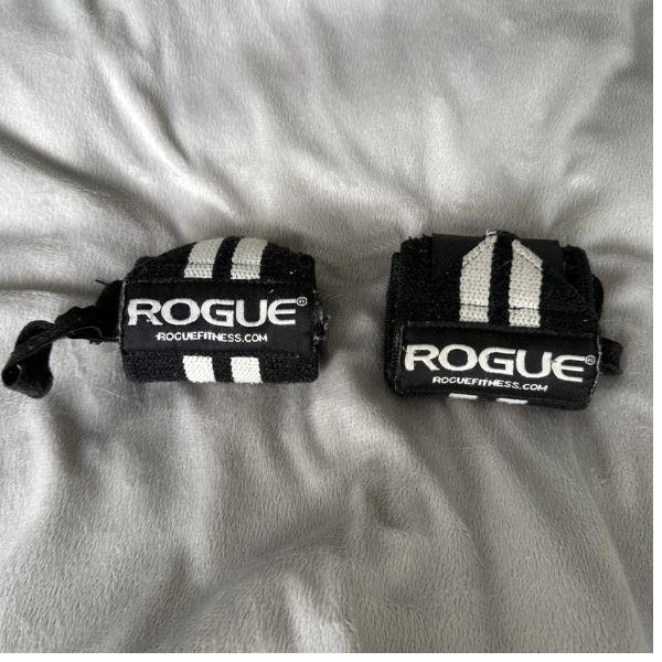 Rogue Fitness Wrist Wraps, Short 12", Black, Power/Weight Lifting