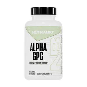 NUTRABIO Alpha GPC - Cognitive Function Support Supplement for Brain Health & Mental Performance with L-alpha Glycerylphosphorylcholine