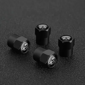 4pcs Metal Car Wheel Tire Valve Caps Stem Case Cover, Fits Dodge Durango Charger RAM 1500 Nitro Journey Caliber Caravan Challenger Vehicle