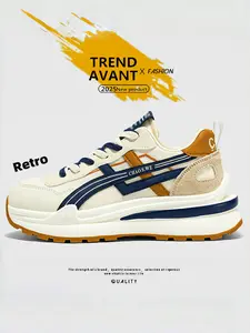Men's Streetwear Dad Shoes | Breathable Mesh Fashionable Running Shoes | Versatile Platform Sneakers