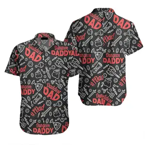 Dungeon Daddy Shirt Dnd Shirt Dnd Hawaiian Shirt