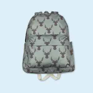 Hunting season reindeer backpack/trendy backpack/back to school backpack/travel bag/bookbag