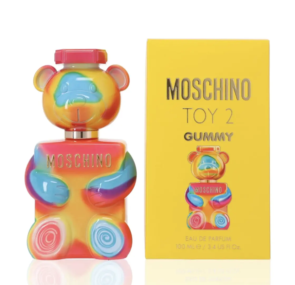 Moschino Toy 2 Gummy Eau de Parfum for Women, Sweet Gourmand EDP Spray with Caramel & Vanilla Notes, 100 ml / 3.4 fl oz Single Bottle, 100 Ml Perfume, New Release, Perfumes For Women, 100Ml, Women's Perfume