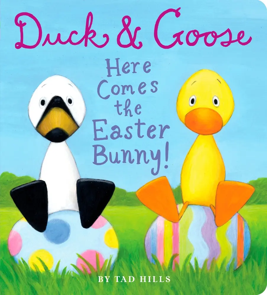 USED Book - Duck & Goose, Here Comes the Easter Bunny!: An Easter Book for Kids and Toddlers by Hills, Tad (Board book) - english