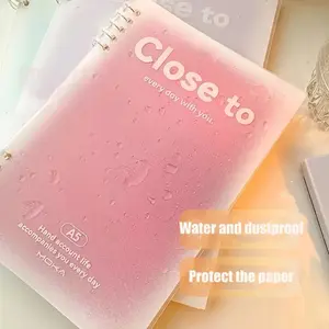 A5 Loose-leaf Notebook, 2 Counts/set Portable Waterproof Notebook, Stationery Supplies for Home School Office, Gifts for Students