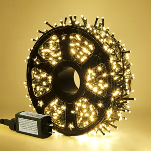 Tent Lamp 8 Lighting Modes 1000LED Waterproof Outdoor String Lights 82FT for Camping Picnics Travel Yard Hiking Night Vibes Party Christmas Tree