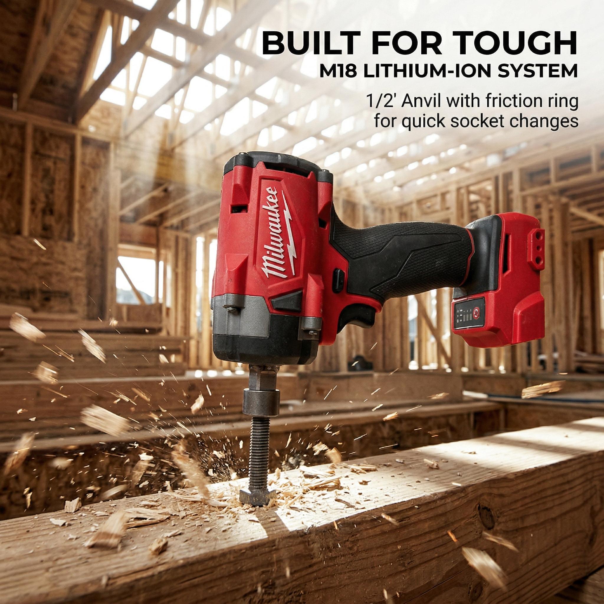 Milwaukee M18 1/2 Inch Impact Wrench