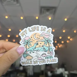 My Life Is A Walk In The Park Decorative Vinyl Sticker