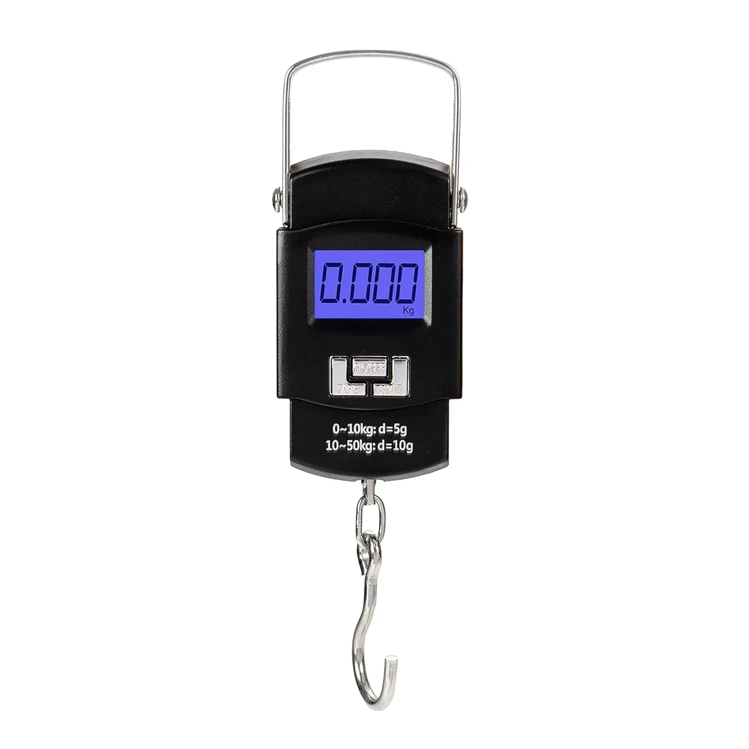 Digital Fish Scale Hanging Scale, Multifunctional Portable Luggage Weight Scale with Backlit LCD Display, Practical Hook Scale for Garage, Farm, Hunting, Fishing & More, Professional Scale for Freshwater & Saltwater Fishing