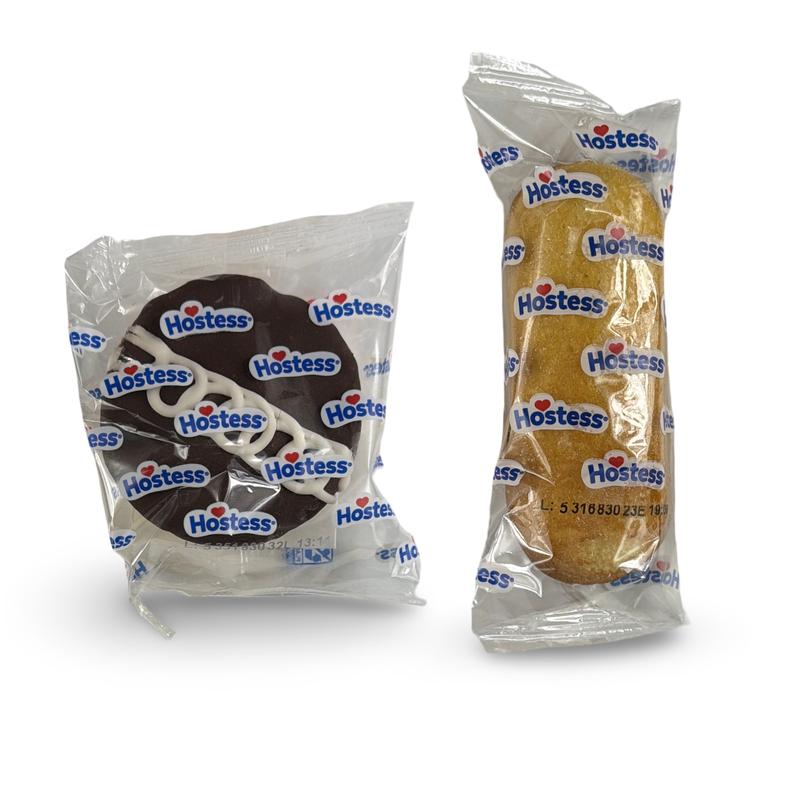 Hostess Variety Pack | Cupcakes, Cinnamon Rolls, Danish, Ding Dongs, Twinkies, Zingers | 30 Count