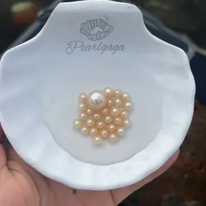 Baby pearl  round pearls  Freshwater/DIY/Minimalist/ small pearls/champange pearls