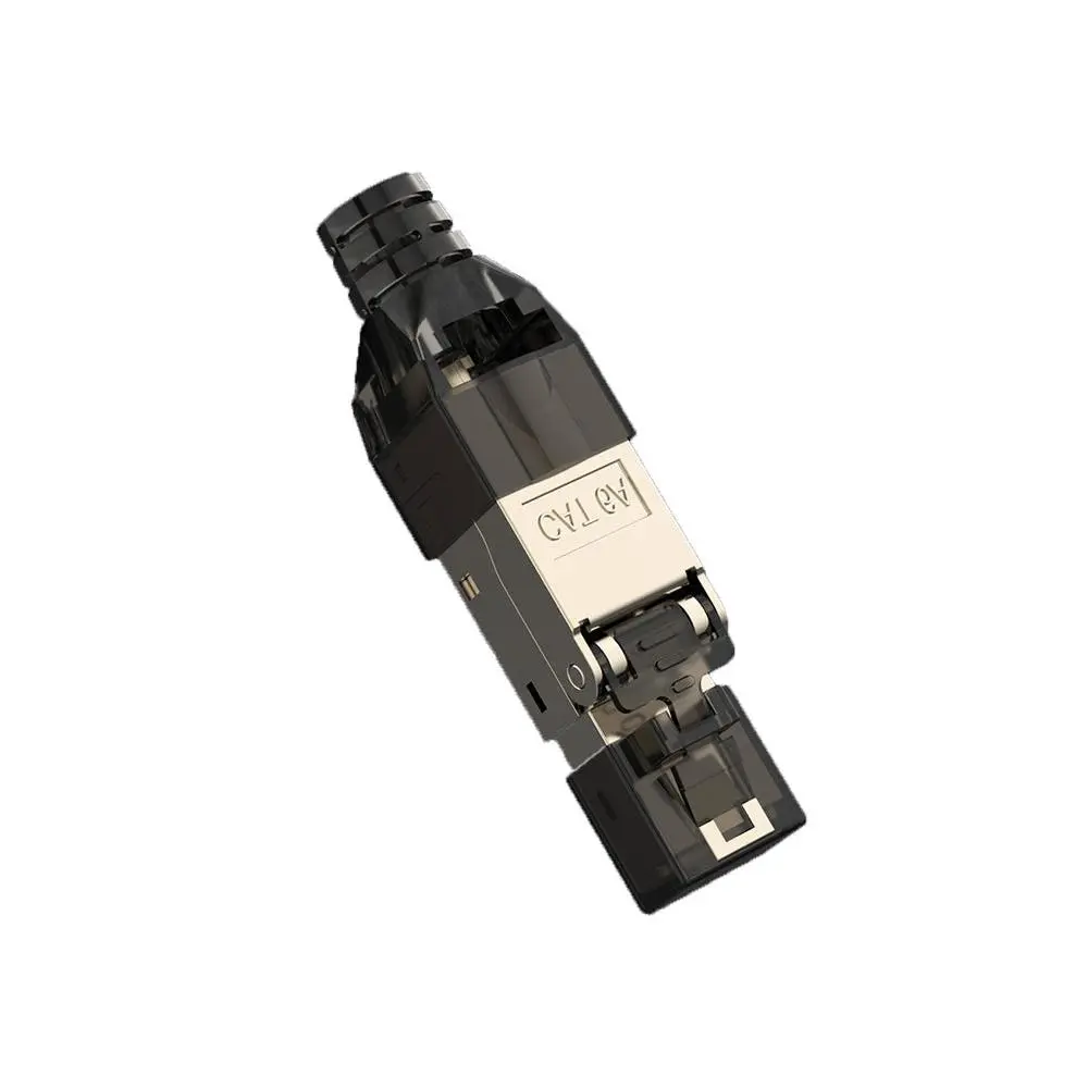 NOYAFA NF-TC1 RJ45 Shielded Connector - Toolless Installation, Gold-Plated Metal, Gigabit Ready, Reusable Design, Wear Resistant, Reduces External Interference, Improving Network Performance for Core Network Needs