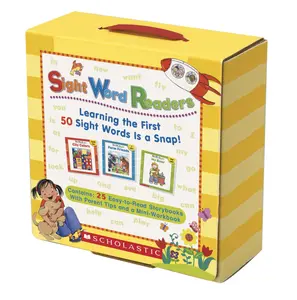 Sight Word Readers: Learning the First 50 Sight Words Is a Snap! [With Mini-Workbook] -- Scholastic - Boxed Set