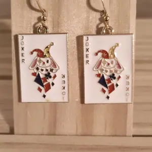 Poker Card Earrings- CLEARANCE- Discontinued item