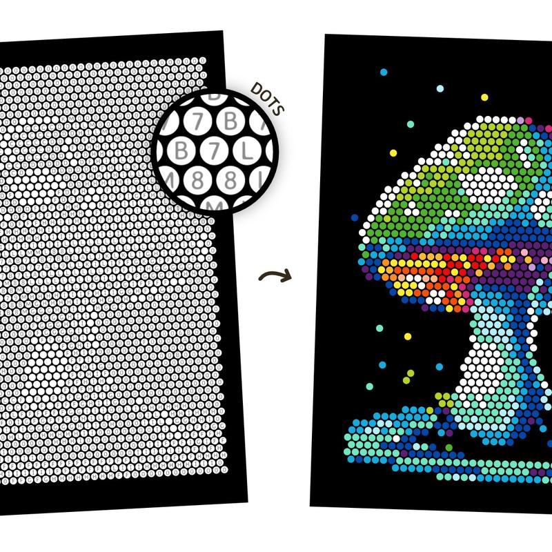 100 Color by Number Mysteries: A Coloring Book for Adults Relaxation and Wonder – Squares, Diamonds, Dots