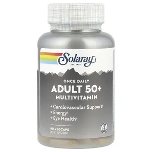 Solaray Once Daily Adult 50+ Multivitamin,  90 VegCaps
