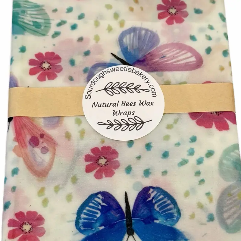 Butterfly Natural Beeswax Wrap