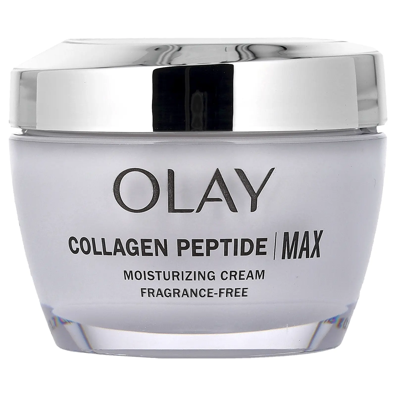 Olay Collagen Peptide Max, Moisturizing Cream, Fragrance Free, 1.7 oz (48 g) Olay Collagen Peptide Max, Moisturizing Cream, Fragrance Free, 1.7 oz (48 g)
