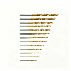 99PCS Titanium Coated Twist Drill Bit Set, Multi-Size HSS Drill Bits for Wood, Metal & Plastic, for DIY Home Improvement