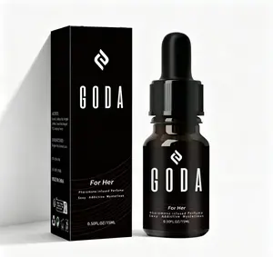 GODA For Her Pheromone Perfume Oil for Women, Long-Lasting Jasmine & Rose Floral Scent with Sweet & Spicy Aroma, Vegan Cruelty-Free Travel Perfume 15ml / 0.50 Fl. Oz