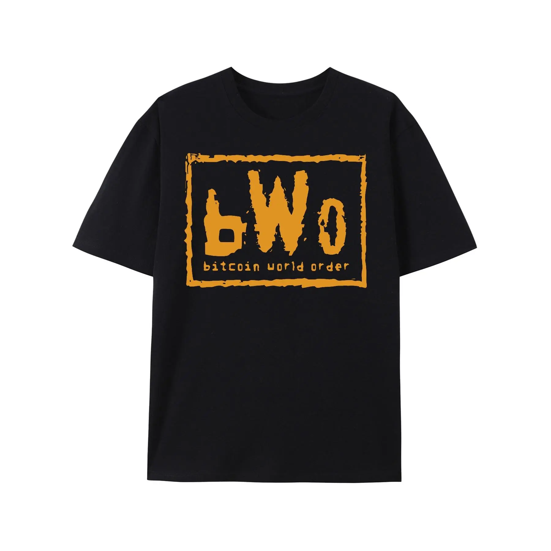 Bitcoin World Order T-Shirt 100% cotton round neck Made in USA
