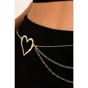Heart O-Ring Belly Chain