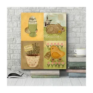 Courtside Market Easter Time 20x24 Canvas WallArt