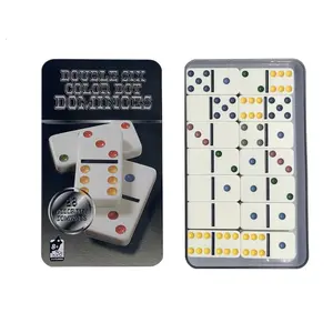 Domino ( Double six color dominoes ) Game