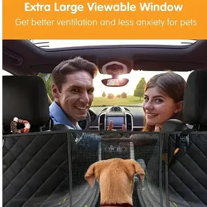 Pocket Mesh Car Trunk Pet Pad, Durable Scratch-Resistant, Easy to Clean, Multi-Pocket Design, Convenient for Travel