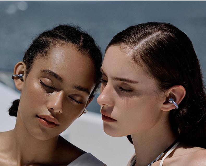 Sanag S8S Ultra Ear Clip Earbuds - 50H Playtime IPX67 Waterproof for Sports Running Office