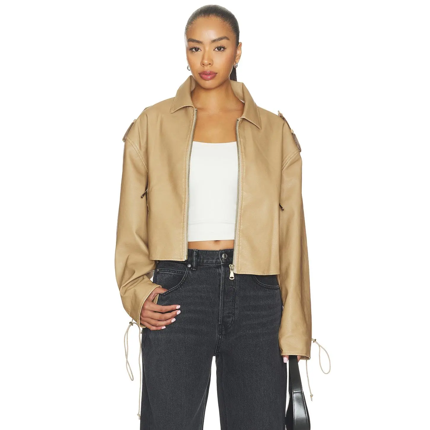 LIONESS Jet Jacket in Beige