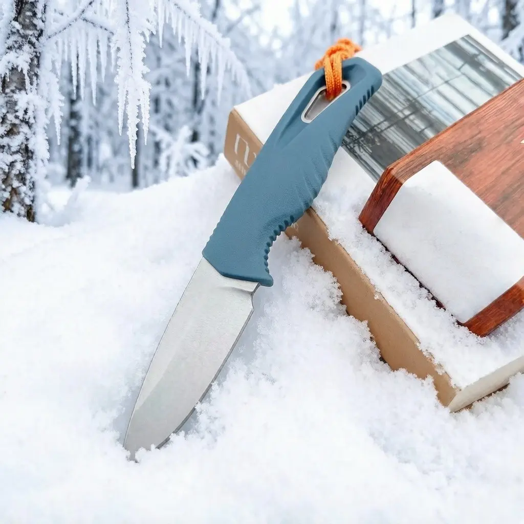 1pc 18050 Straight Knife, Lightweight Pocket Knife, Non-Slip Handle, Edc Tool, Edc Knives, Fruit Knife, Ideal for Daily Use, Camping Gift for Men, Outdoor Survival Edc, Lightweight Tools, Edc Survival Equipment