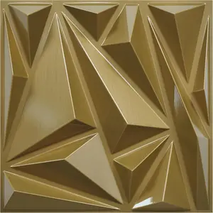 3D Wall Panels for Interior Wall Decor, 33 Pack PVC Wall Panels, Brushed   Design Accent Wall Panels, 12"x12" Modern Decorative Wall Panels for Living Room, Lobby, Office