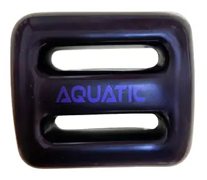 AQUATIC - Dive Weights - 1.1lb or 2.2lb or 3.3lb (0.5Kg or 1Kg or 1.5Kg) - Coated Black for Scuba, Freediving, Spearfishing (2.2lb (1Kg))