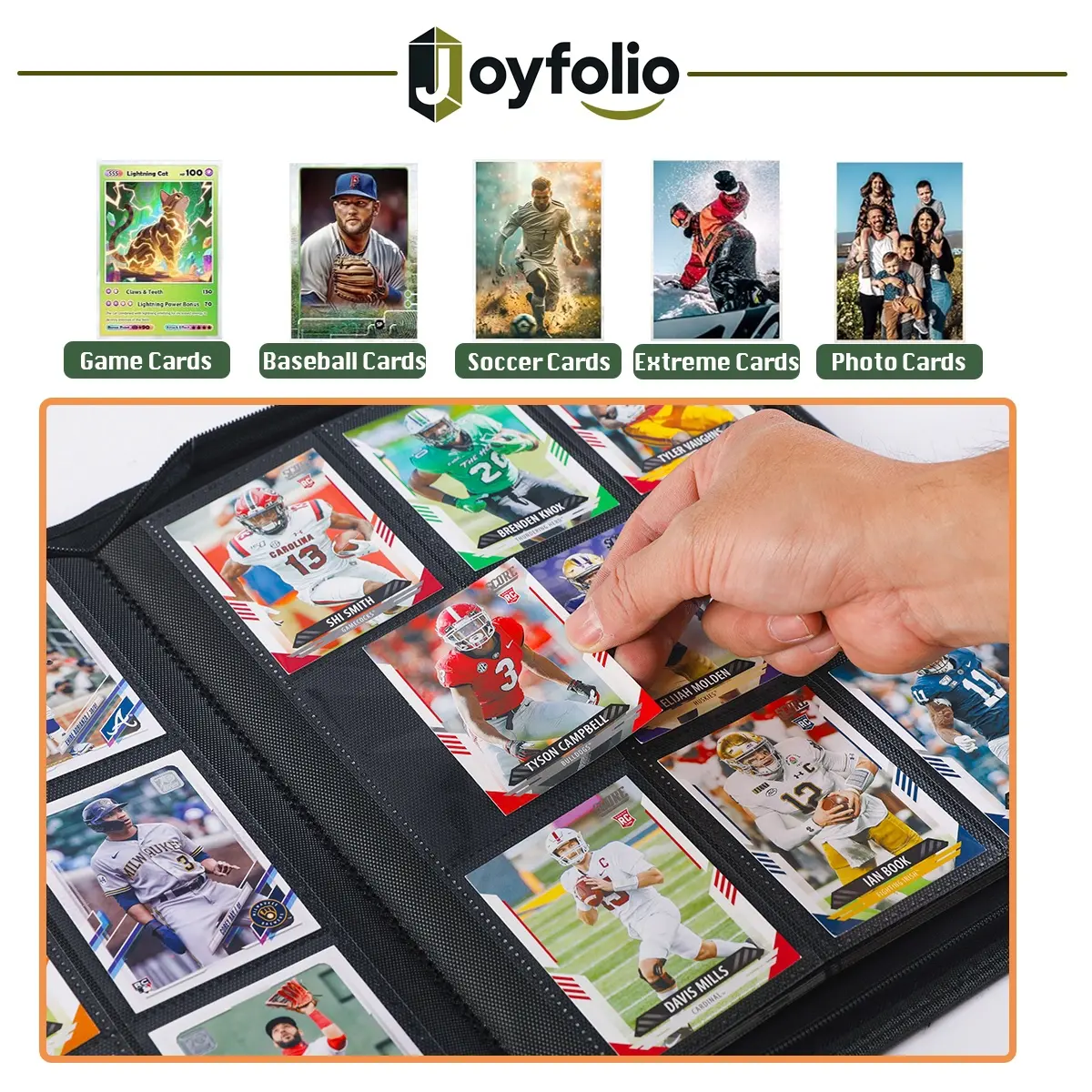 Card Binder, Upgraded 9 Pockets Trading Card Collection Binder for Cards, 360 Card Book Holder Album for Yugioh, MTG, TCG, Magic, Sports Cards - TikTok Shop Card Binder, Upgraded 9 Pockets Trading Card Collection Binder for Cards, 360 Card Book Holder Album for Yugioh, MTG, TCG, Magic, Sports Cards - TikTok Shop