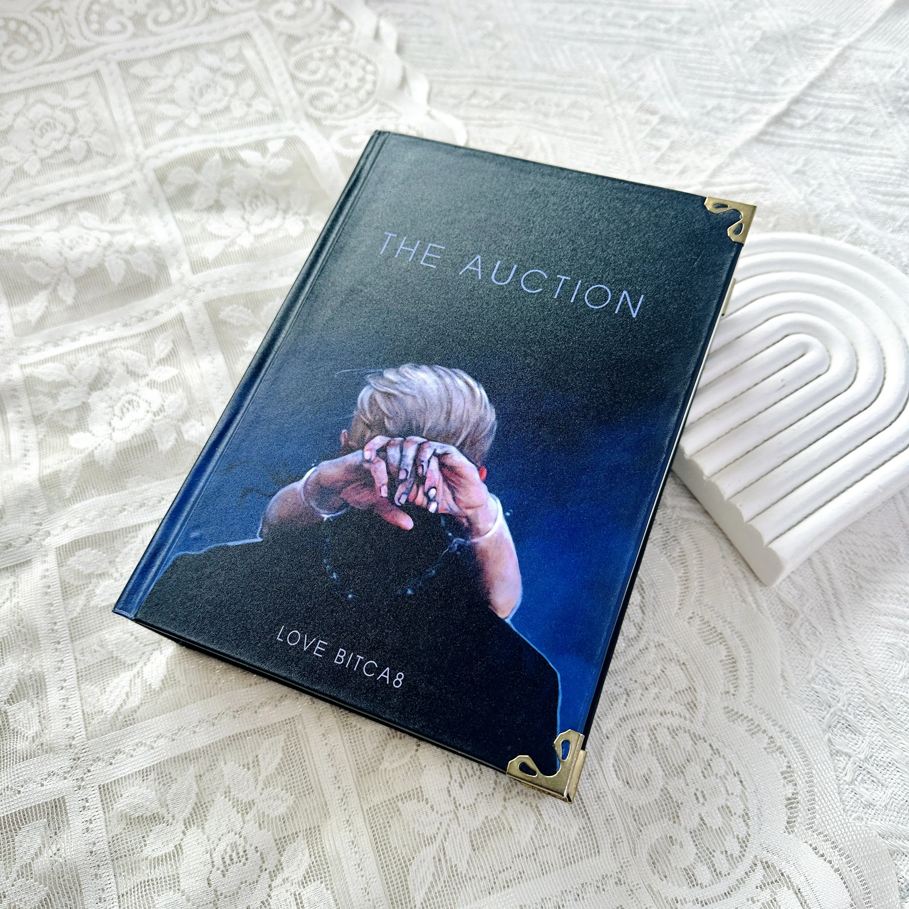 "The Auction" Custom Fanart Hardcover Journal - Dark Aesthetic Notebook