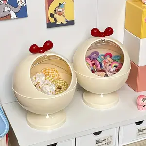 Stylish Hair Accessories Organizer - Cute Storage Box for Hair Bands, Clips, and Jewelry |   Lightweight, no power required |   Perfect for bathroom essentials