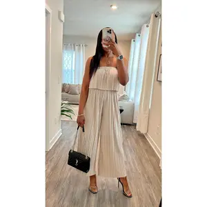The Selene Pleated Jumpsuit